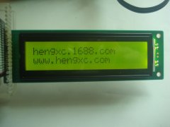  LCD2002 LCD yellow-green film character dot matrix LCD displ 
