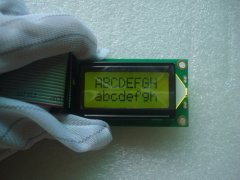 LCD0802 LCD yellow-green film 58 * 32 character LCD display 